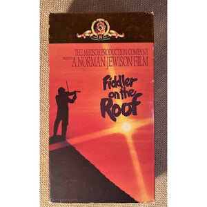 Fiddler on the Roof VHS 2 Tape Set 1971, 1988 Release